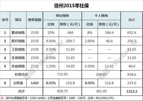 徐州个人交社保多少钱（徐州个人交社保每月交多少钱）