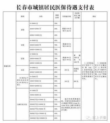长春省医保报销多少（长春医保报销多少比例）