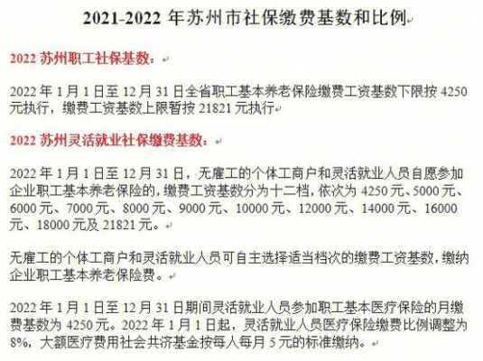 苏州缴社保比例是多少钱（苏州地区缴纳社保标准）
