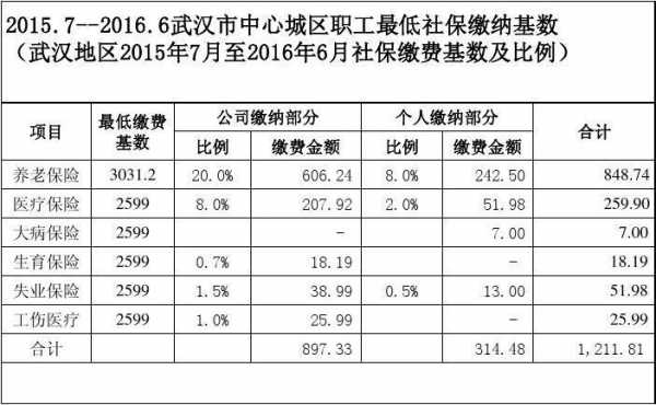 2016社保每月多少（2016年社保交多少钱）