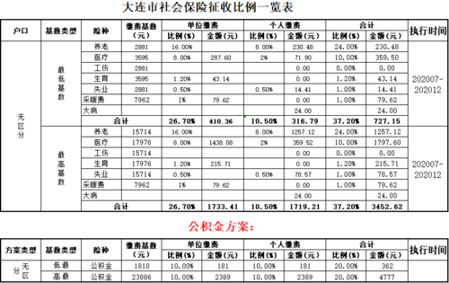 大连个人缴纳保险多少钱（大连社会保险个人交费是多少）