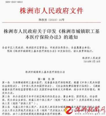 株洲城镇医疗保险补办（株洲补充医保）