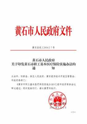 黄石医疗保险相关政策（黄石医疗保险相关政策最新）