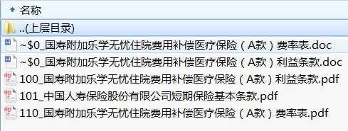 附加无忧医疗保险（无忧费用补偿医疗保险）